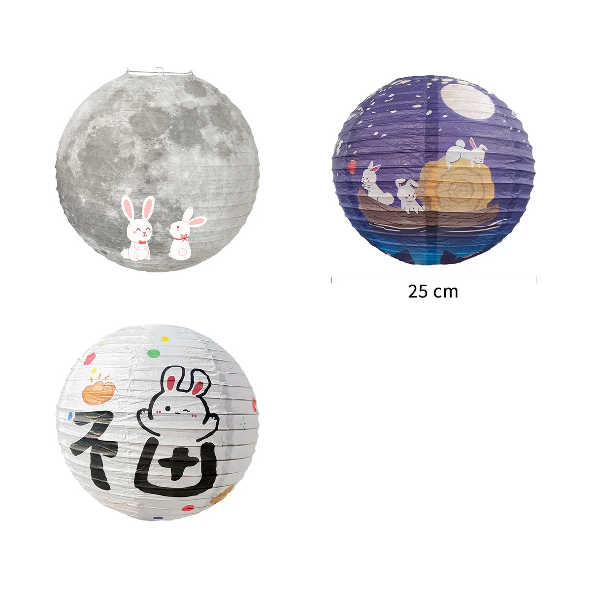 Buddha Stones DIY Królik Papierowa Lampa Latarnia Dekoracja Latarniowa Festiwalu Środka Jesieni - Image 12