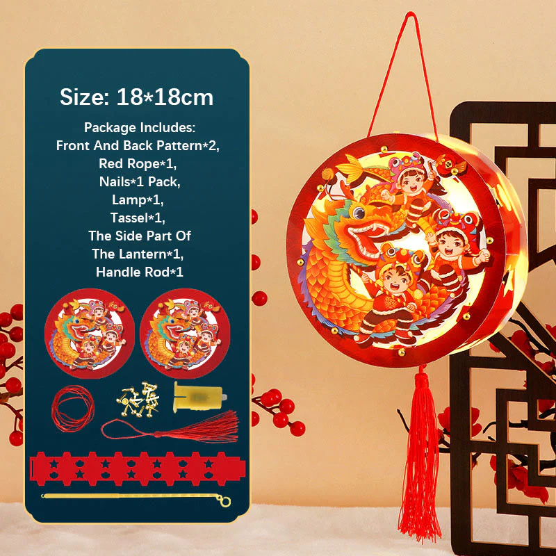Buddha Stones DIY Powodzenia Uroczy Królik Papierowy Lampion Lampion Dekoracja Latarni Festiwalu Środka Jesieni - Image 16