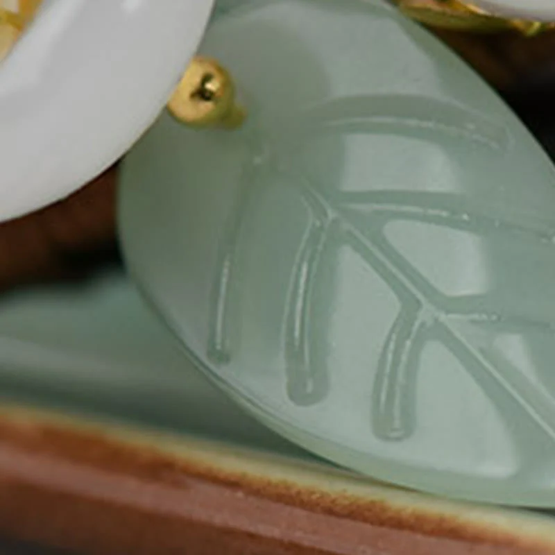 Buddha Stones Drewno Liuli Magnolia Kwiaty Perła Ochrona Spinka Do Włosów - Image 11