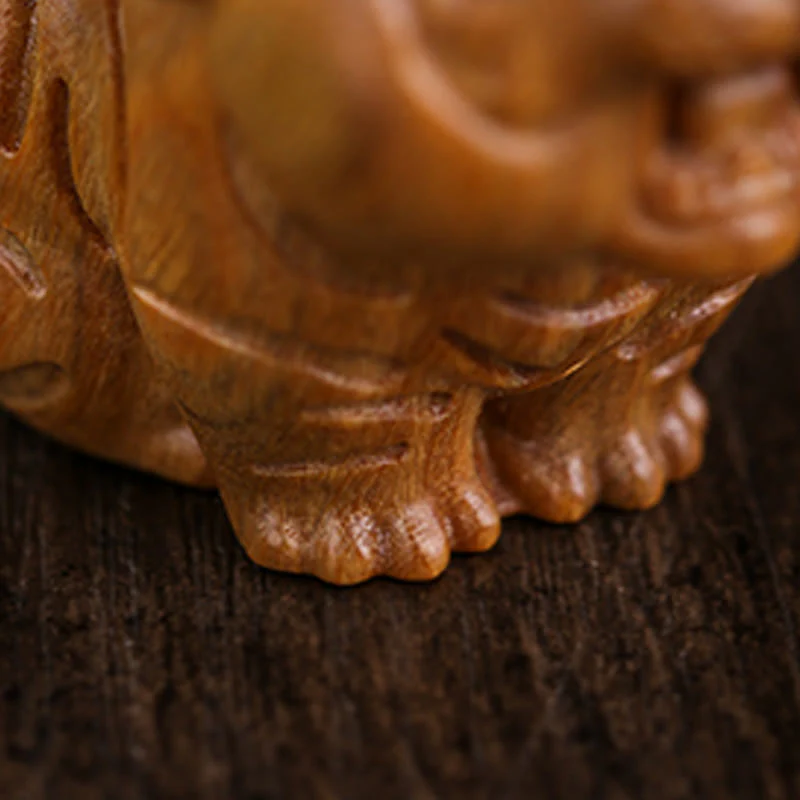 Buddha Stones Drzewo Sandałowe Słodkie Tygrysy Zwierzęta Pozytywna Dekoracja - Image 10