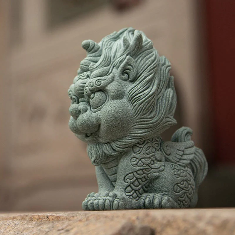 Buddha Stones FengShui Małe PiXiu Bogactwo Szczęście Dekoracja Domu - Image 10