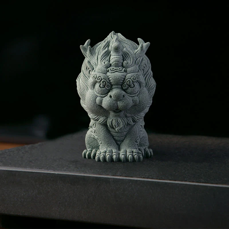 Buddha Stones FengShui Małe PiXiu Bogactwo Szczęście Dekoracja Domu - Image 2