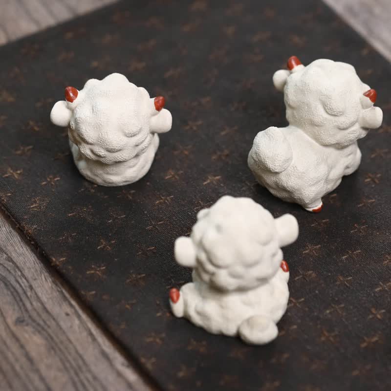 Buddha Stones Fioletowa glina, chiński zodiak, słodka herbata szczęścia dla zwierząt - Image 12