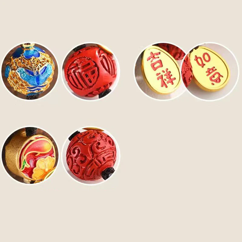 Buddha Stones Fu Charakter Błogosławieństwo Ruyi Charm Brelok - Image 18