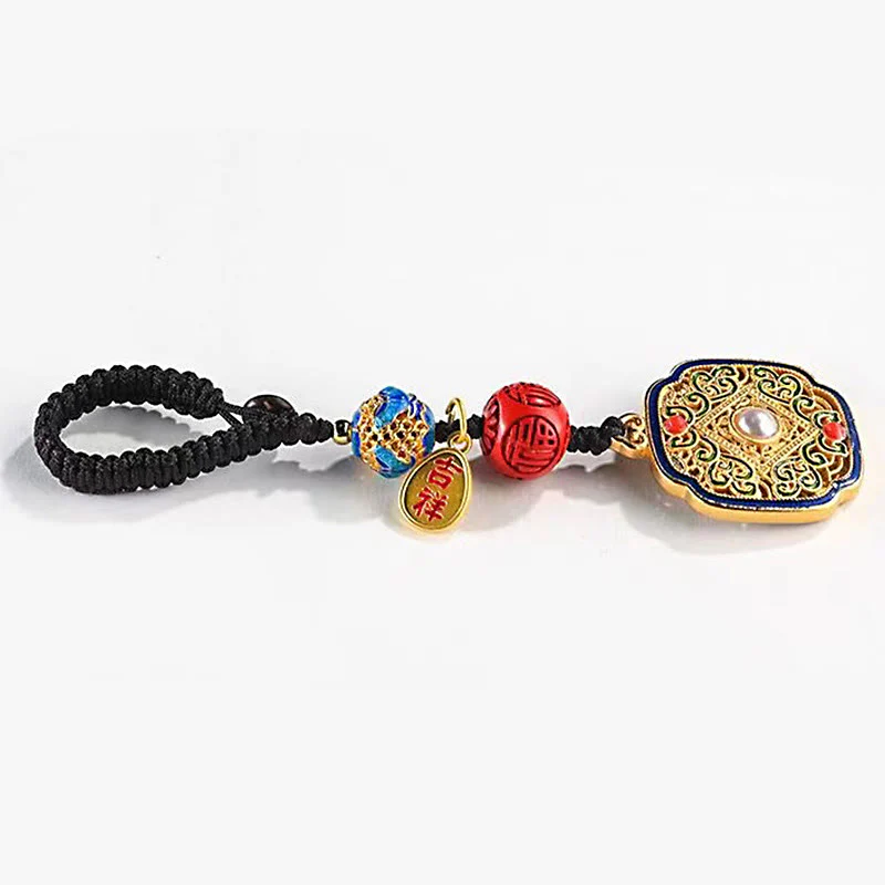 Buddha Stones Fu Charakter Błogosławieństwo Ruyi Charm Brelok - Image 7