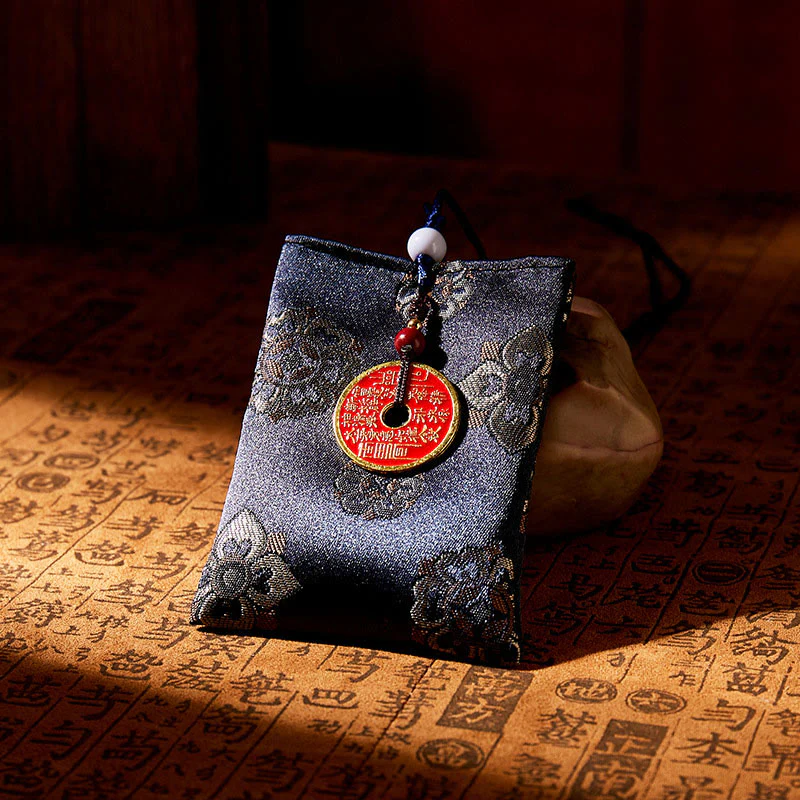 Buddha Stones Górskie Wydaj Pieniądze Haft Żakardowy Saszetka Błogosławieństwo Wisząca Dekoracja - Image 6
