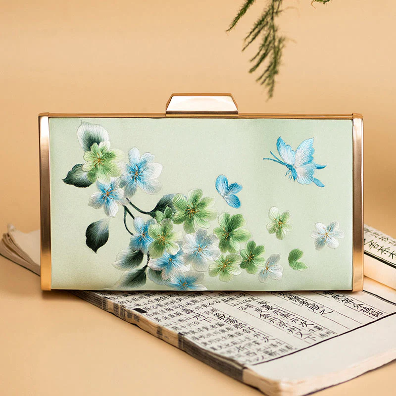 Buddha Stones Goździk Piwonia Begonia Su Haft Ślub Zakupy Torebka Torebka Torebka Crossbody - Image 24