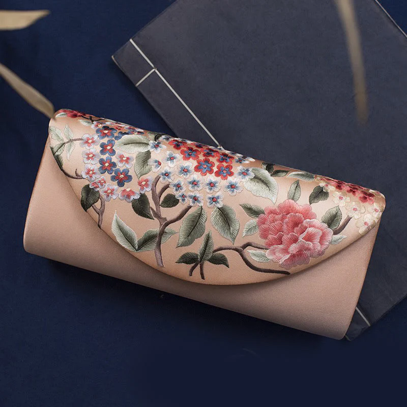 Buddha Stones Hortensja Su Haft Ślub Zakupy Portfel Torebka Torebka Crossbody - Image 19