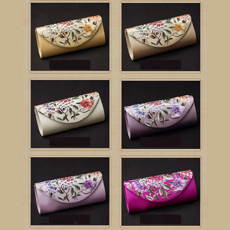 Buddha Stones Hortensja Su Haft Ślub Zakupy Portfel Torebka Torebka Crossbody - Image 26