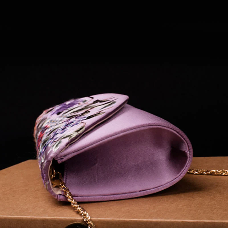 Buddha Stones Hortensja Su Haft Ślub Zakupy Portfel Torebka Torebka Crossbody - Image 5
