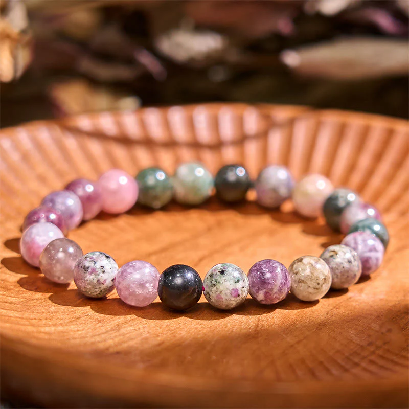 Buddha Stones Inspirują Kreatywność Pomarańczowo-Czerwona Seria Pasja Odwaga Bransoletka - Image 4
