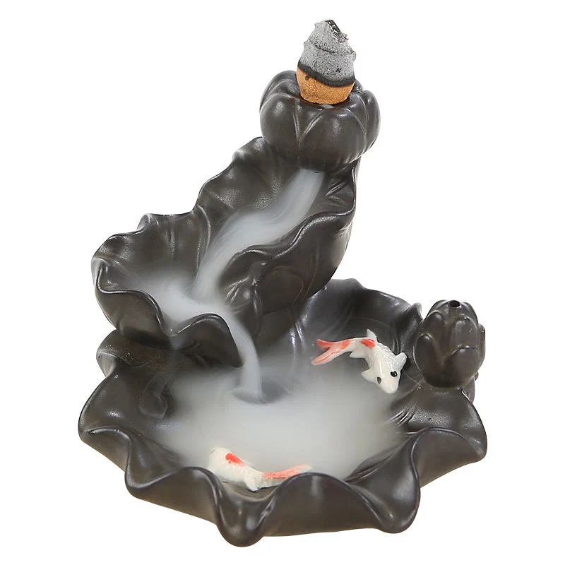 Buddha Stones Koi Fish Lucky Kadzielnica Dekoracja - Image 9