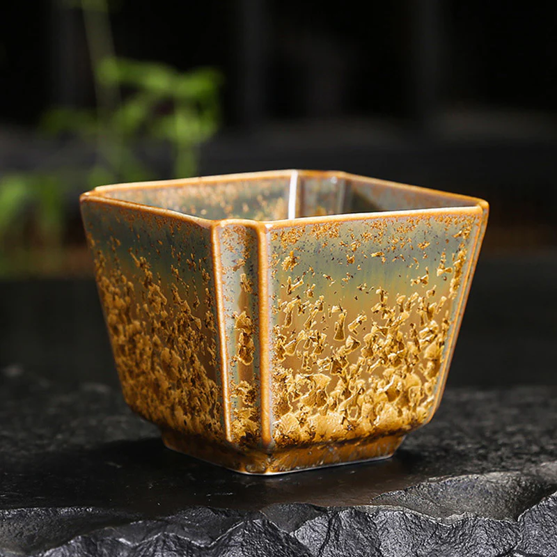 Buddha Stones Kolorowy Brązowy Ceramiczny Filiżanka Kung Fu Filiżanka Miska - Image 17
