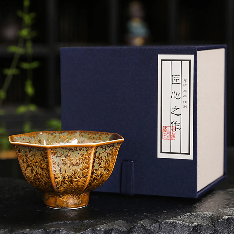 Buddha Stones Kolorowy Brązowy Ceramiczny Filiżanka Kung Fu Filiżanka Miska - Image 27