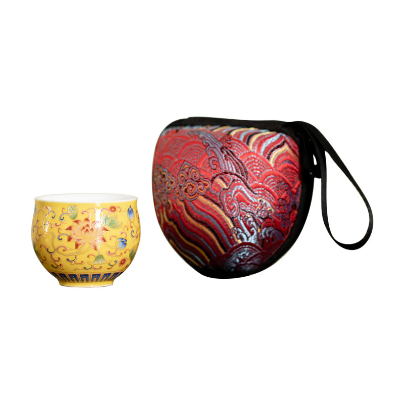 Buddha Stones Kwiat Lotosu Wzór Pod Ceramiczny Filiżanka Kung Fu Filiżanka Do Herbaty 80ml - Image 17
