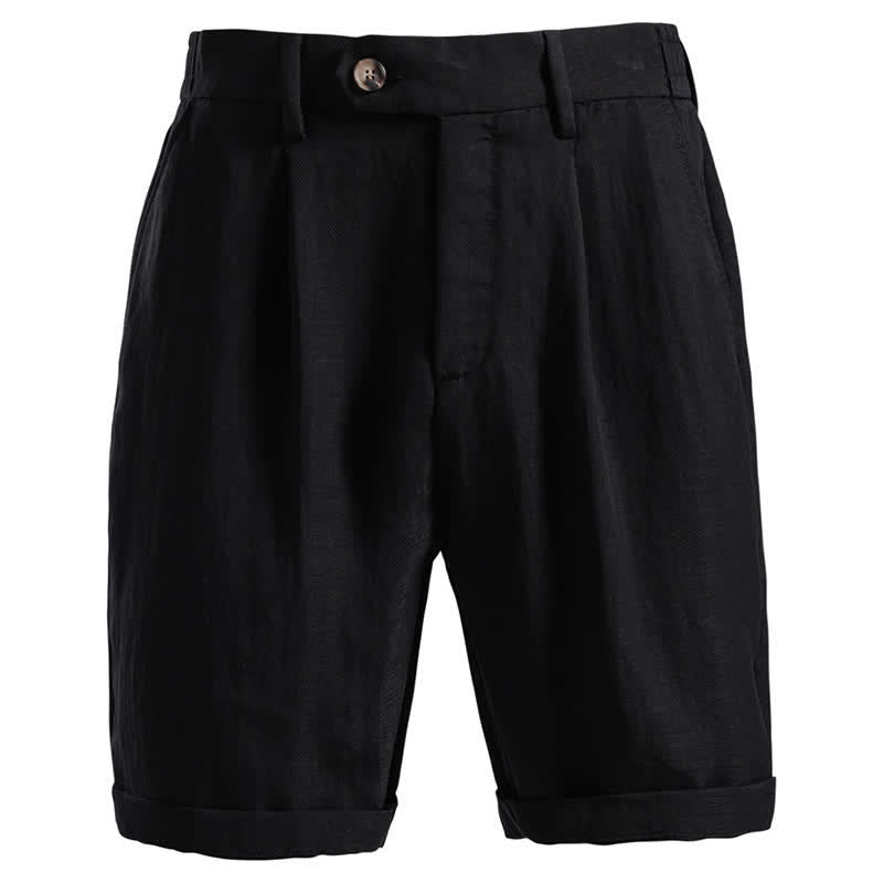 Męskie szorty bermudy z kieszeniami Buddha Stones Summer Casual Classic z zamkiem błyskawicznym i guzikami - Image 14