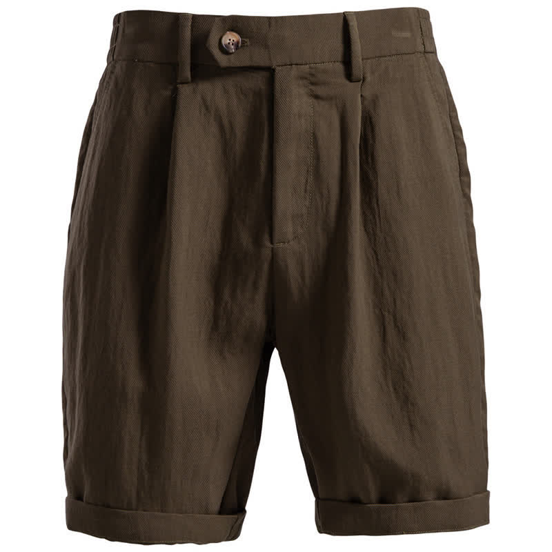 Męskie szorty bermudy z kieszeniami Buddha Stones Summer Casual Classic z zamkiem błyskawicznym i guzikami - Image 23