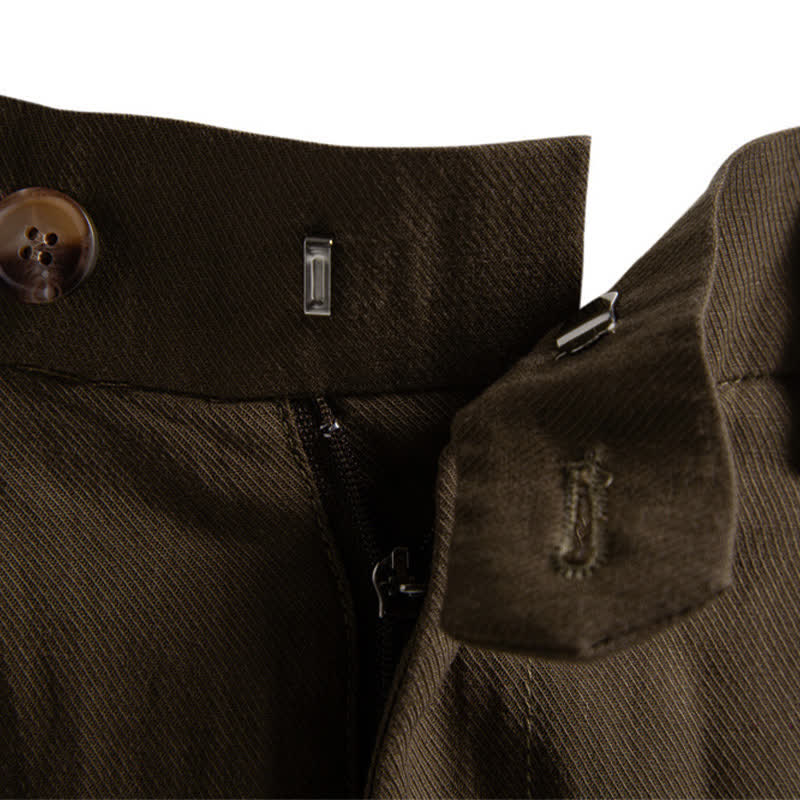 Męskie szorty bermudy z kieszeniami Buddha Stones Summer Casual Classic z zamkiem błyskawicznym i guzikami - Image 26