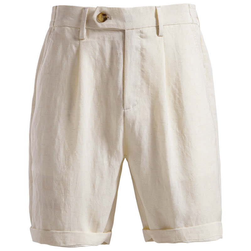 Męskie szorty bermudy z kieszeniami Buddha Stones Summer Casual Classic z zamkiem błyskawicznym i guzikami - Image 33