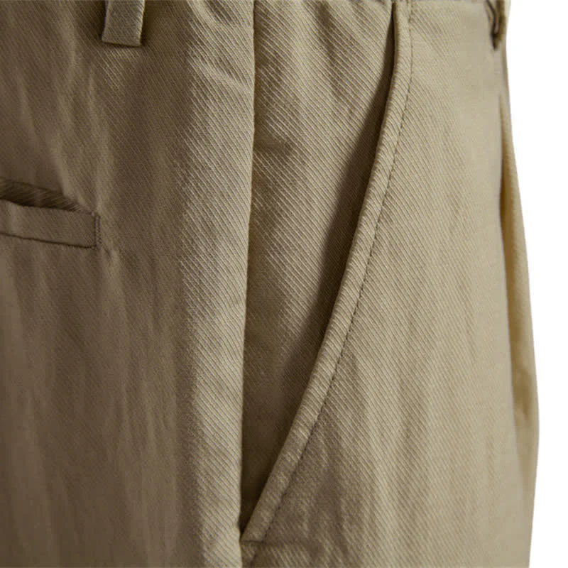 Męskie szorty bermudy z kieszeniami Buddha Stones Summer Casual Classic z zamkiem błyskawicznym i guzikami - Image 8