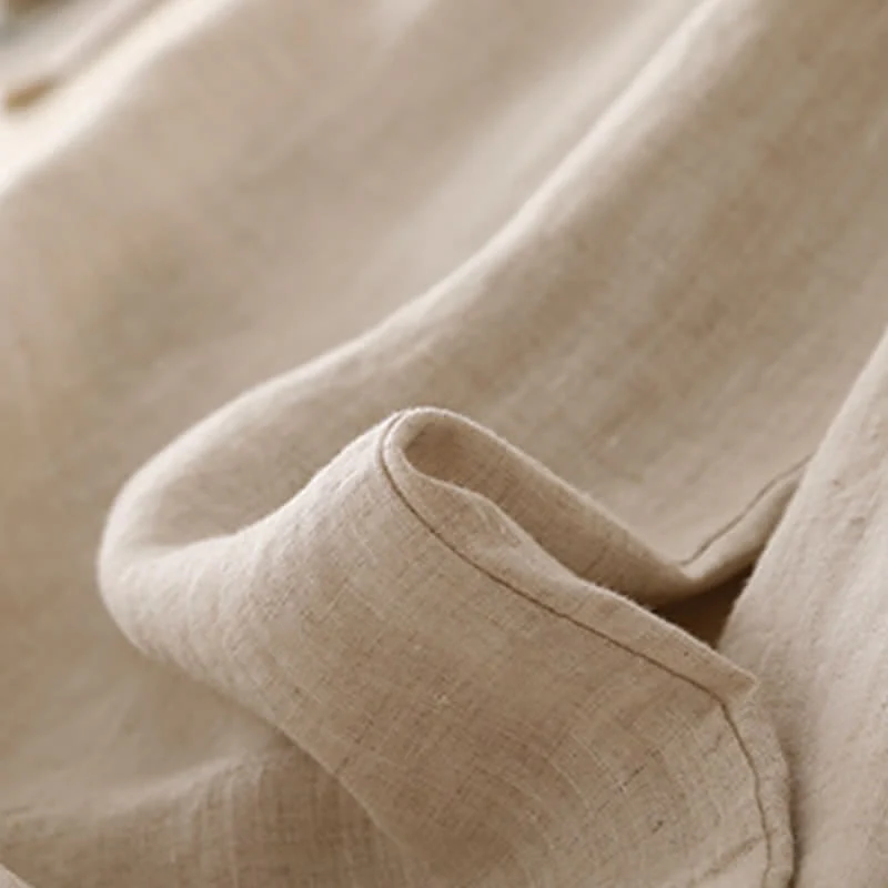 Buddha Stones Letnie, swobodne, minimalistyczne spodnie damskie z prostymi nogawkami i kieszeniami, ściągane sznurkiem i jednolitym kwiatowym dołem - Image 20