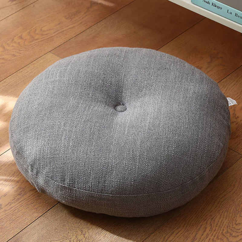 Buddha Stones Lotos Prosty Wzór Lniana Poduszka Medytacyjna Siedzenie Dekoracja Domu Salon