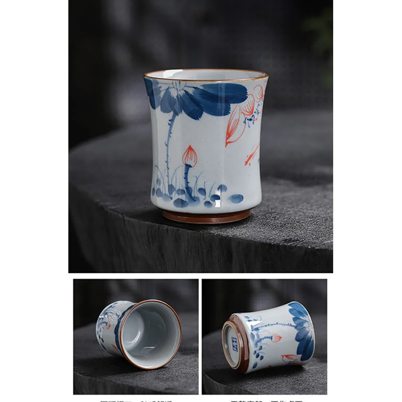 Buddha Stones Lotosu Liść Bambus Ceramiczny Filiżanka Do Herbaty Kung Fu Filiżanki Do Herbaty - Image 18