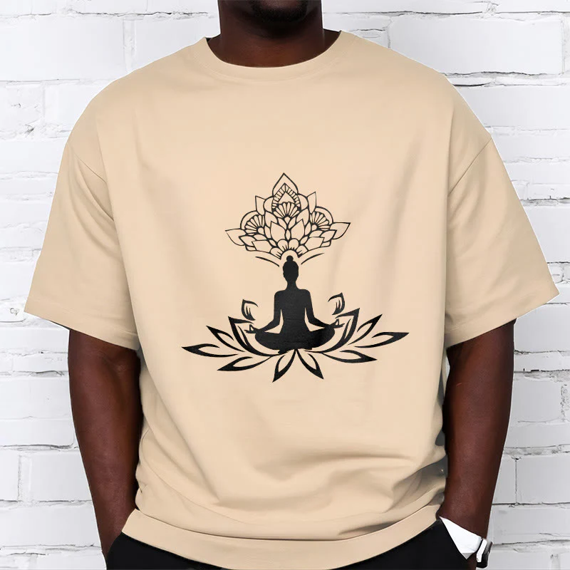 Buddha Stones Lotosu Medytacja Budda Koszulka T-shirt - Image 10