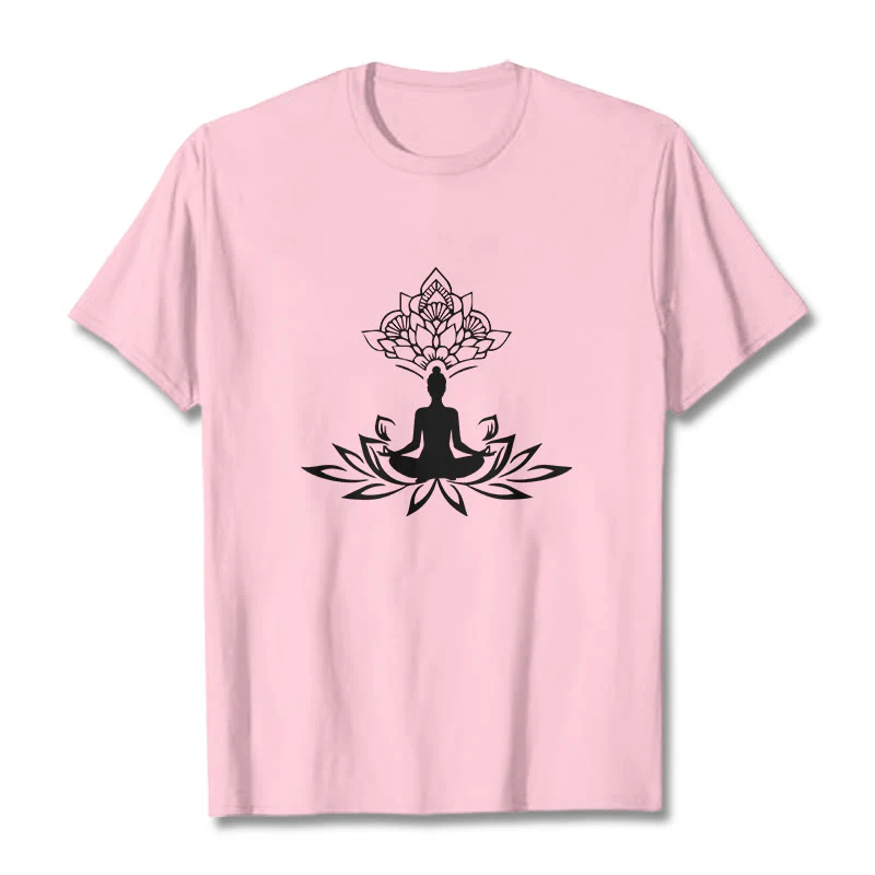 Buddha Stones Lotosu Medytacja Budda Koszulka T-shirt - Image 13