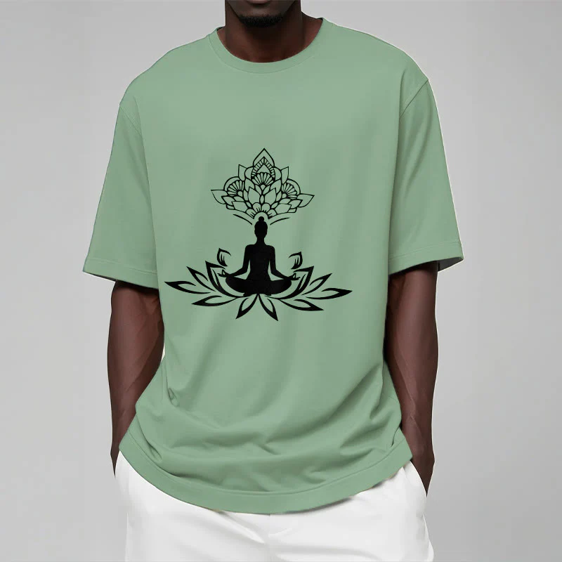 Buddha Stones Lotosu Medytacja Budda Koszulka T-shirt - Image 16