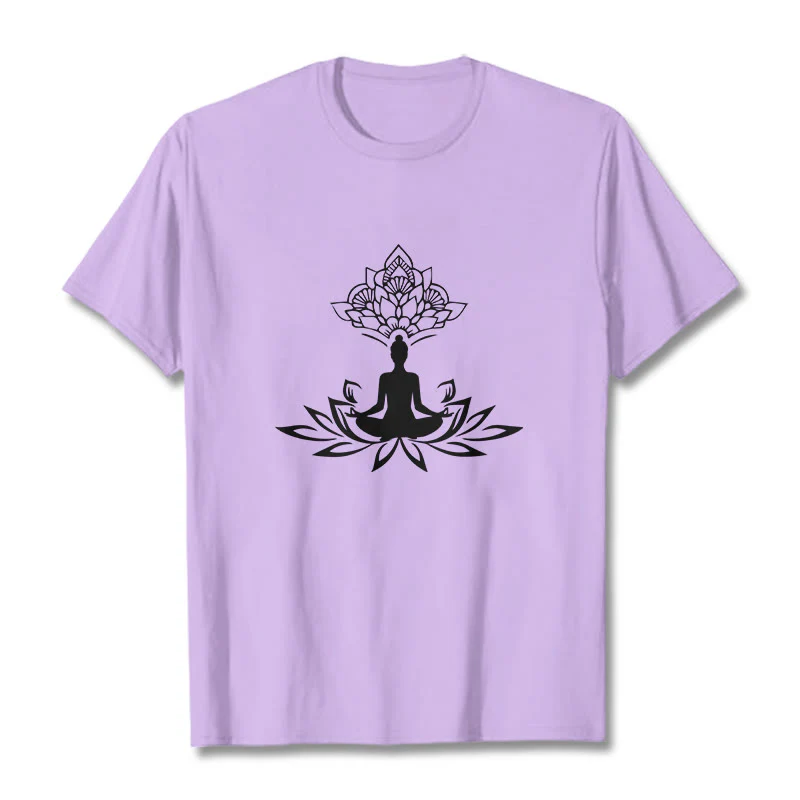 Buddha Stones Lotosu Medytacja Budda Koszulka T-shirt - Image 17
