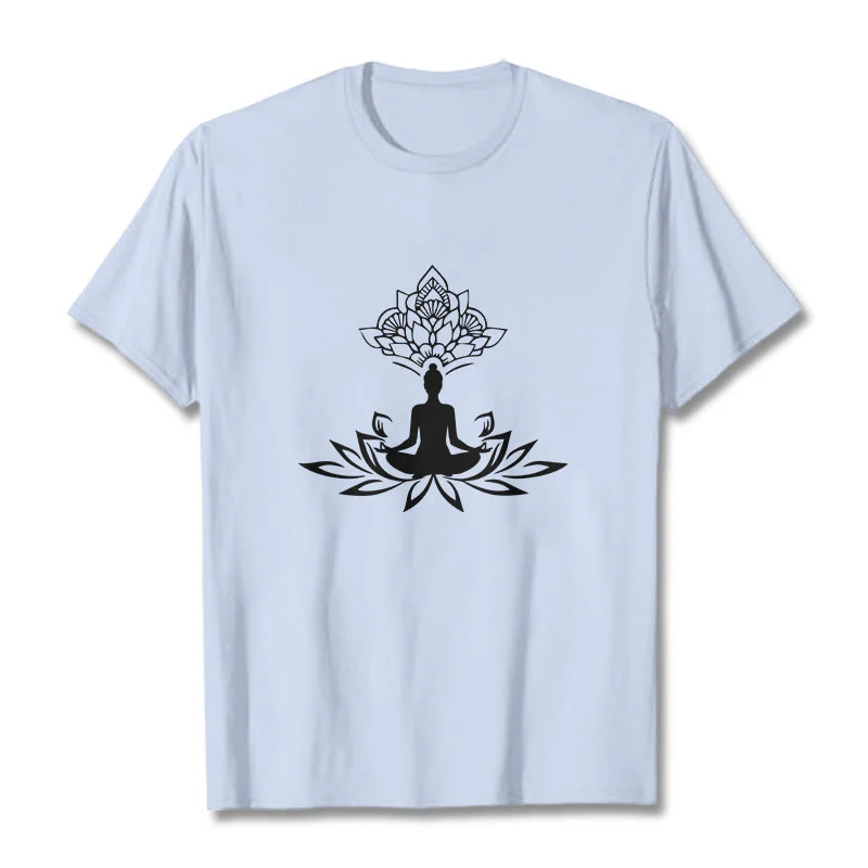 Buddha Stones Lotosu Medytacja Budda Koszulka T-shirt - Image 19