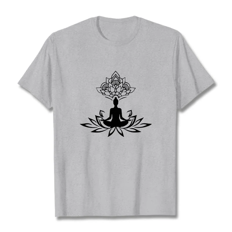 Buddha Stones Lotosu Medytacja Budda Koszulka T-shirt - Image 20