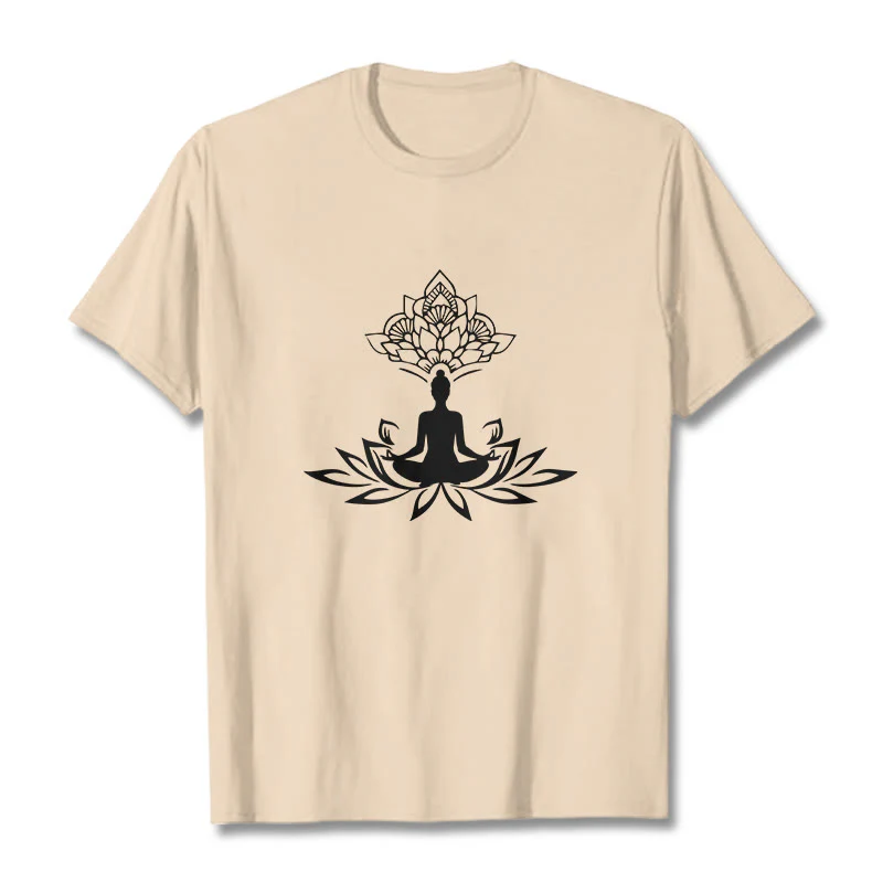 Buddha Stones Lotosu Medytacja Budda Koszulka T-shirt - Image 9