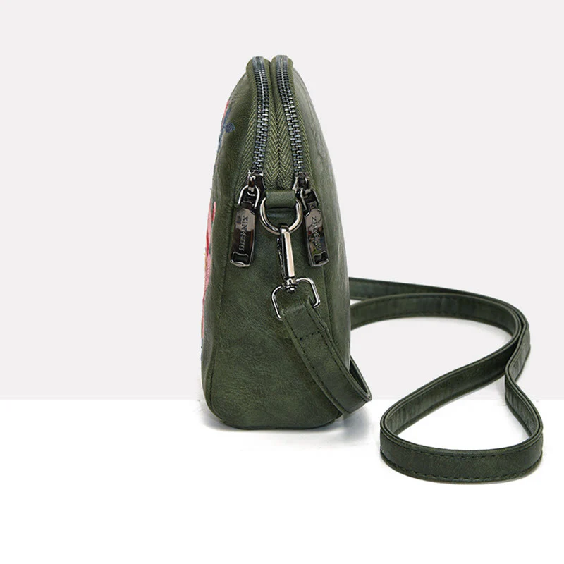 Buddha Stones Lotus Su Haft Podróż Zakupy Torebka Torba na Ramię Torba Crossbody - Image 13