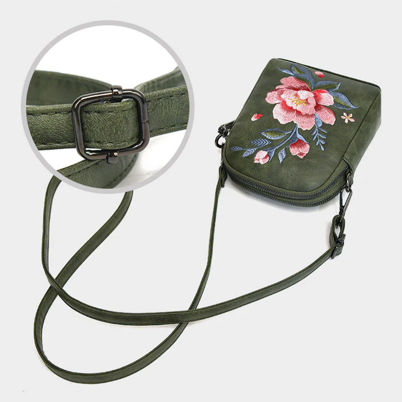 Buddha Stones Lotus Su Haft Podróż Zakupy Torebka Torba na Ramię Torba Crossbody - Image 16