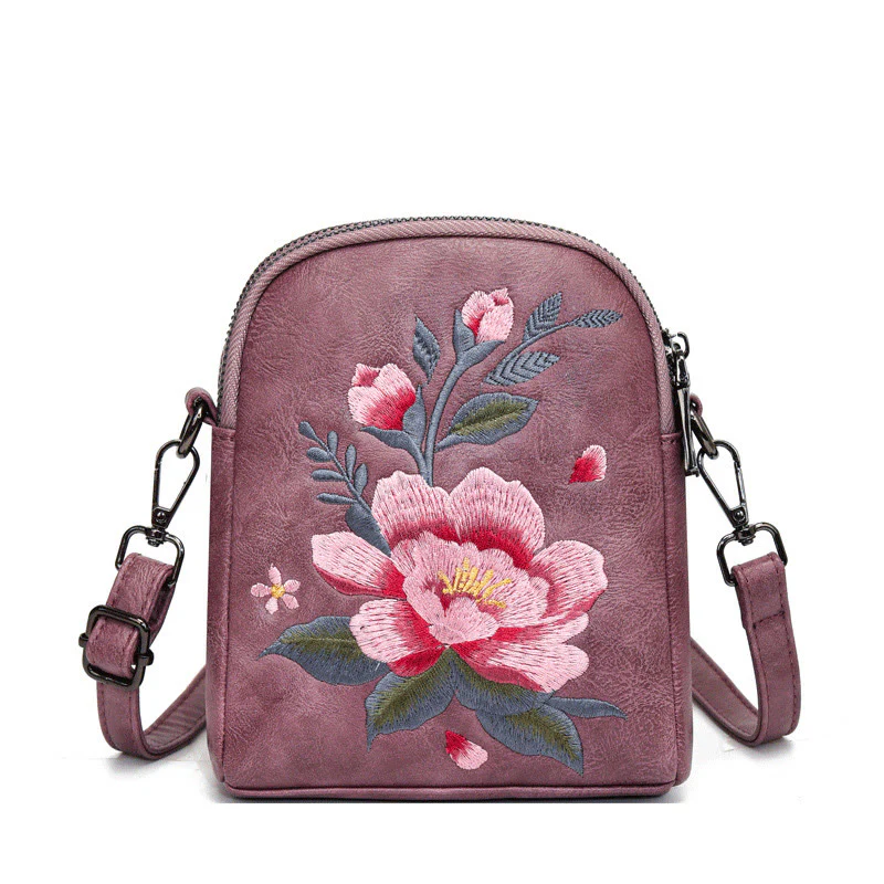Buddha Stones Lotus Su Haft Podróż Zakupy Torebka Torba na Ramię Torba Crossbody - Image 25