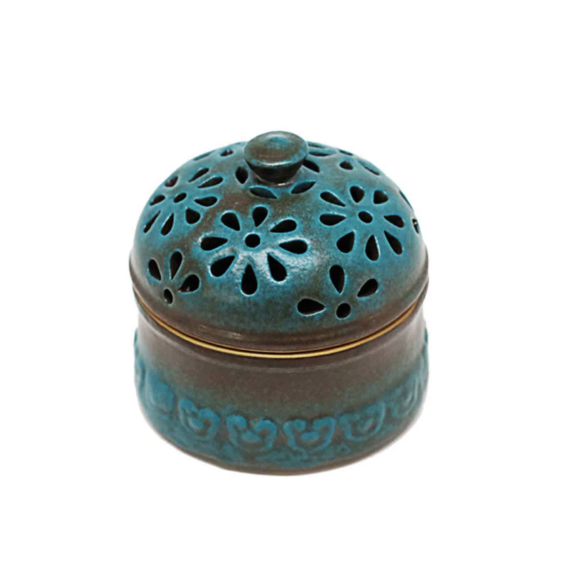 Buddha Stones Mini Puste Duchowe Medytacje Ceramiczne Małe Kadzielnice Dekoracja - Image 10