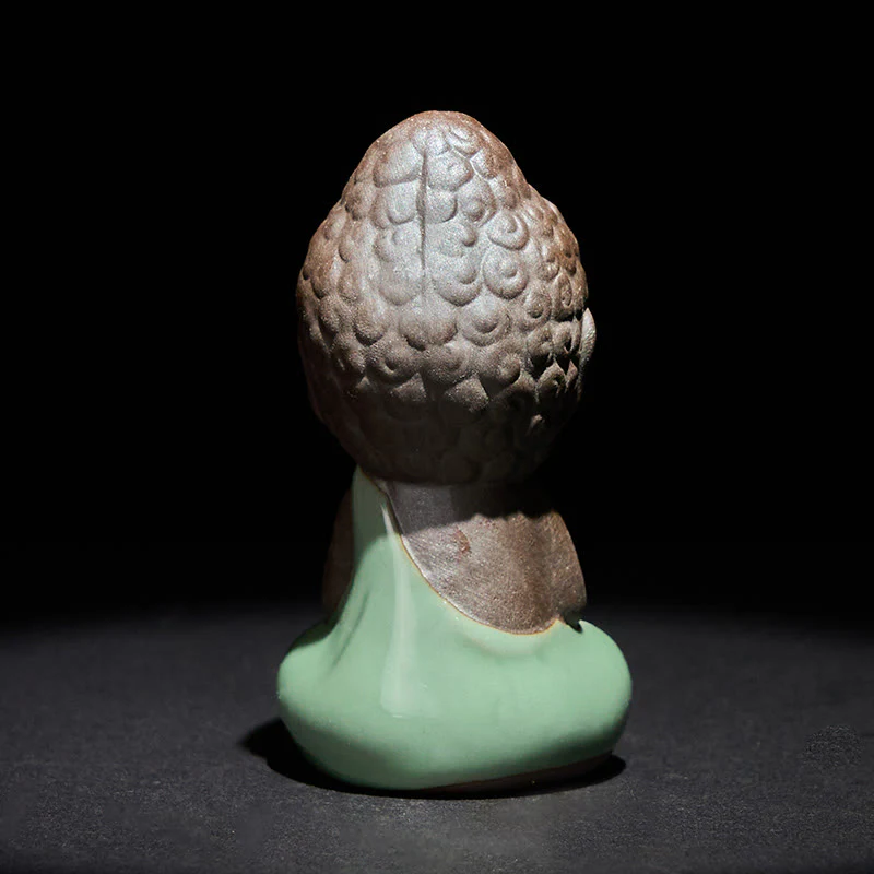 Buddha Stones, modlitwa, medytacja, odpoczywający mnich, ceramiczna figurka, spokój, dekoracja domu - Image 22