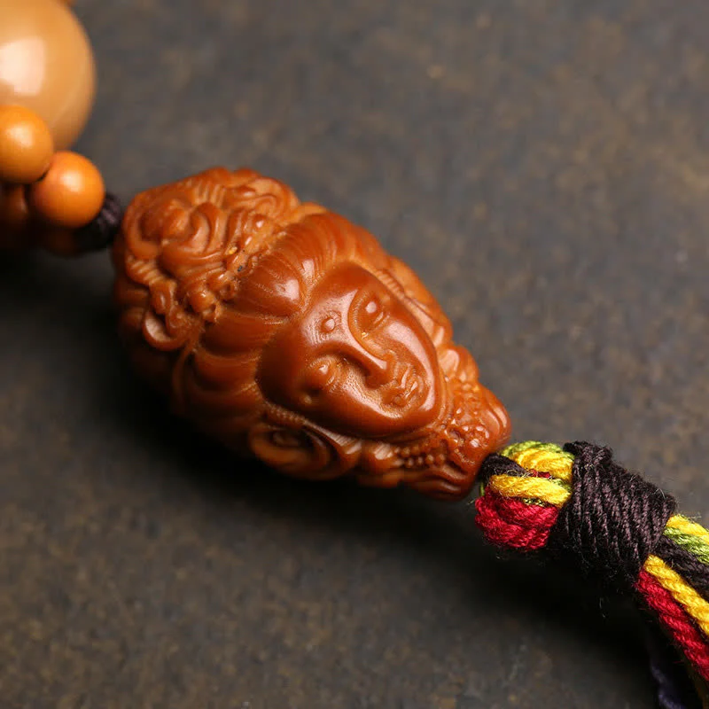 Buddha Stones Nasiona Bodhi Awalokiteśwary Fu Postać Pokoju Tybetańskie Kolorowe Frędzle Dotykowe Medytacyjne Koraliki Dekoracje - Image 4