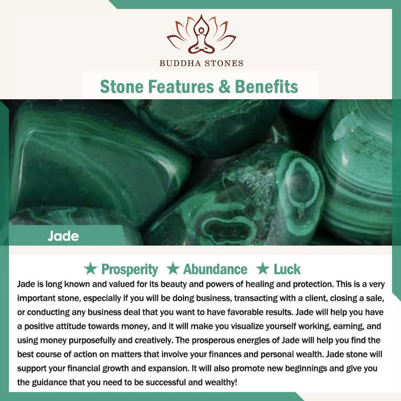 Buddha Stones Naszyjnik z podwójną liną z naturalnego jadeitu z motywem ryby Koi, symbolizujący dobrobyt - Image 7