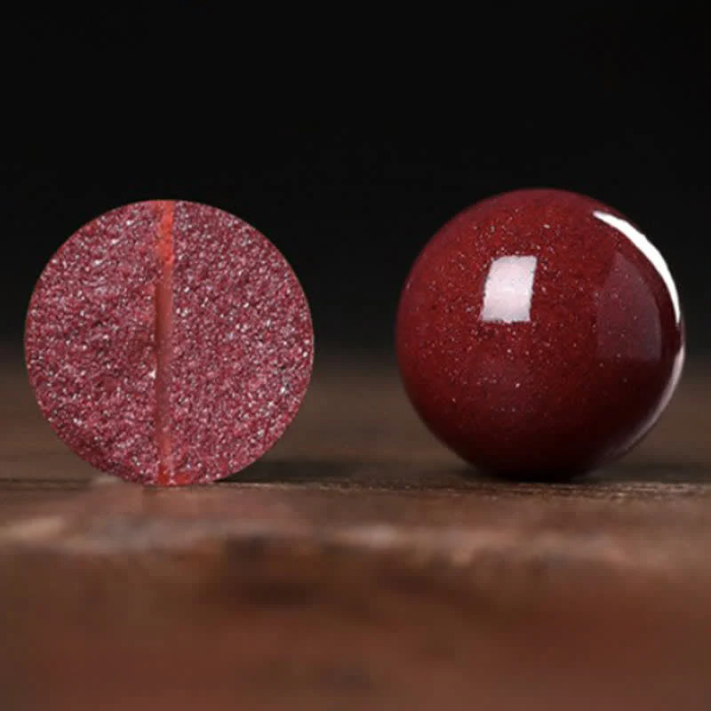 Buddha Stones Naturalna bransoletka z orzeszkami ziemnymi w kształcie cynobru Fu, z napisem „Dobre rzeczy się zdarzają” - Image 11