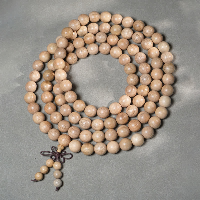Buddha Stones Naturalna kamforowa drewno Perseverance 108 koralików Mala - Image 10