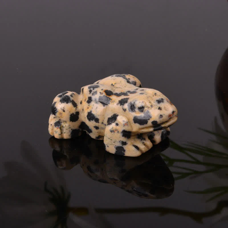 Buddha Stones Naturalny zielony awenturyn, przezroczysty kwarc, kryształ i kamień dekoracyjny Frog Wealth - Image 24