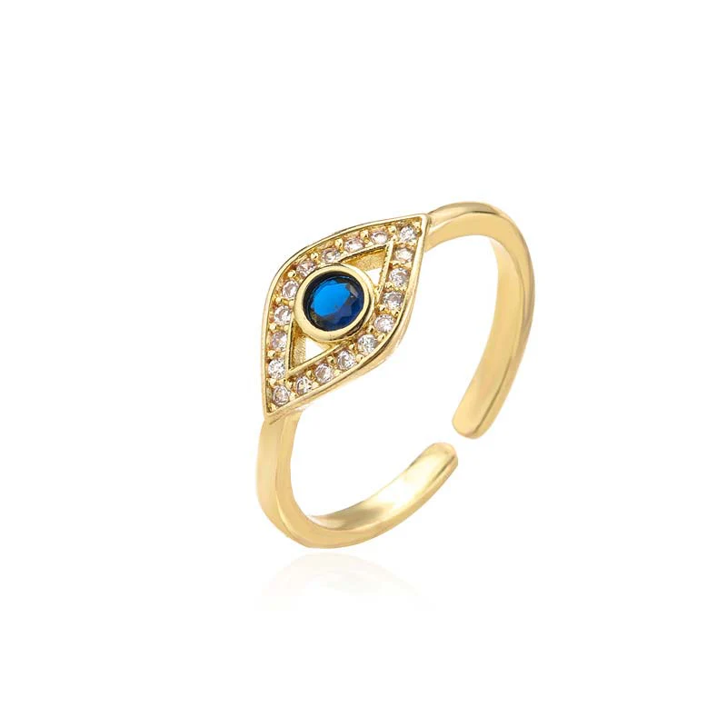 Buddha Stones Ochrona Złego Oka Błogosławieństwo Miedziany Pierścień - Image 4