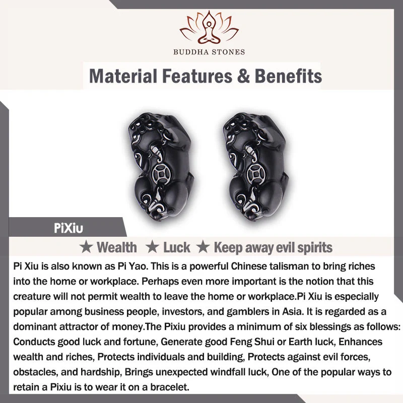 Buddha Stones Pi Xiu Niosący Kompas Fu Charakter Miedź Mosiądz Szczęście Bogactwo Bransoletka Bangle - Image 6