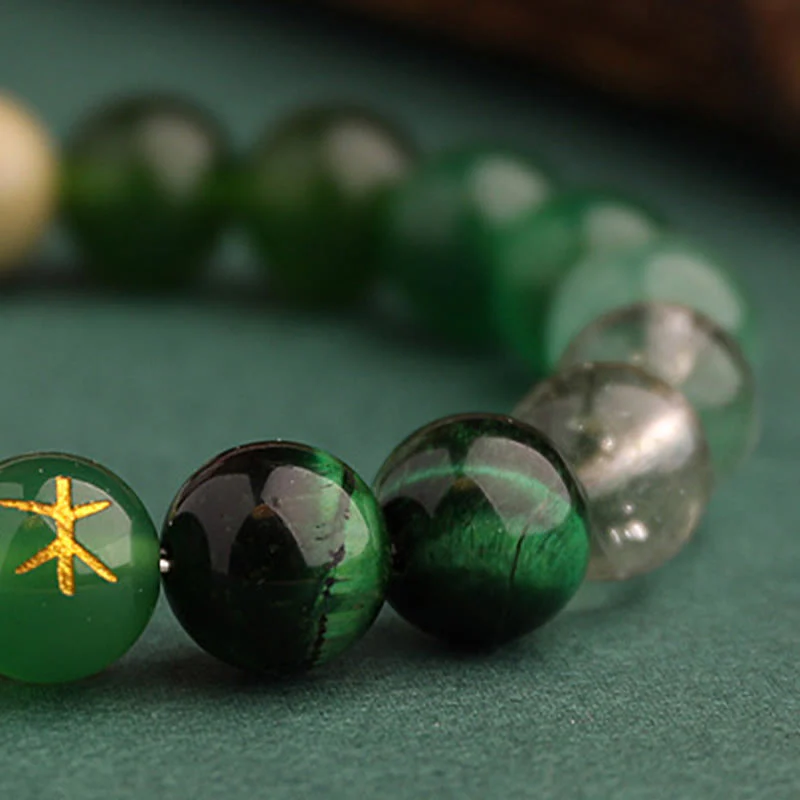 Buddha Stones Pięć Elementów Różnorodna Agatowa Bransoletka Równowagi Szczęścia - Image 19