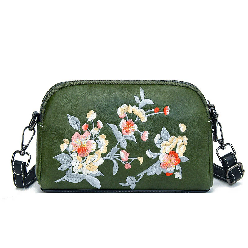Buddha Stones Piwonia Granat Kwiaty Su Haft Podróż Zakupy Torebka Torba na Ramię Torba Crossbody - Image 21