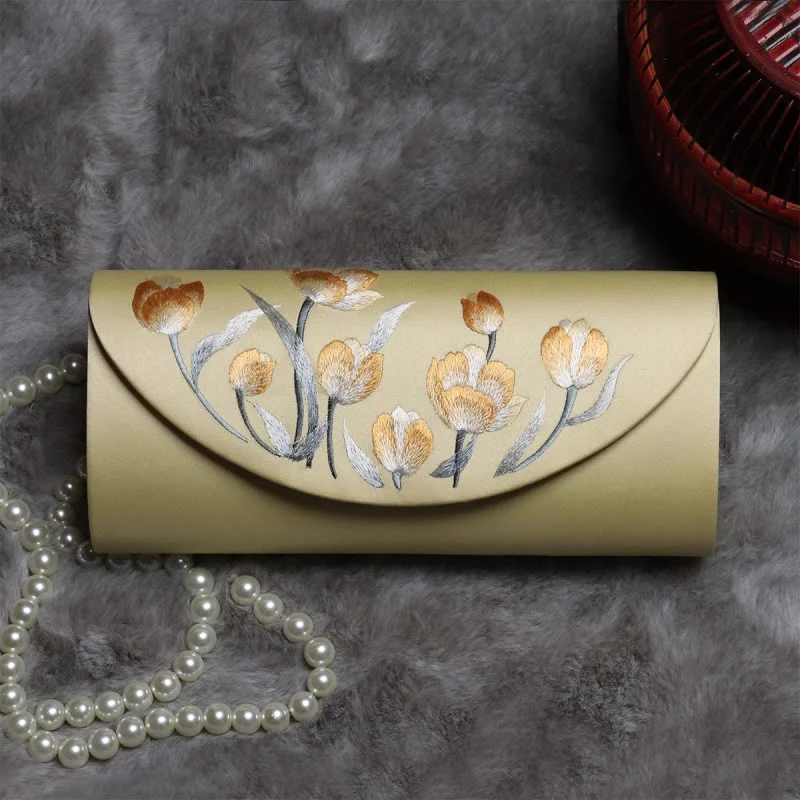 Buddha Stones Piwonia Tulipan Su Haft Ślub Zakupy Torebka Torebka Torebka Crossbody - Image 20