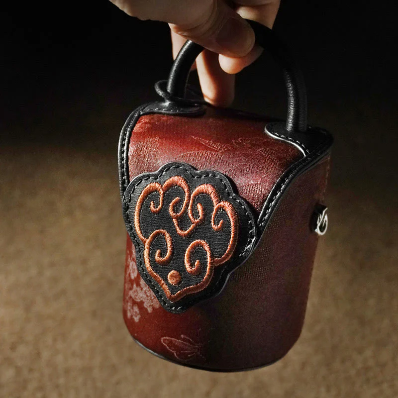 Buddha Stones , Pomyślne Chmury, Motyle, Kwiaty, Xiangyunsha, Jedwabna Torba Crossbody, Torebki Wiszące - Image 2